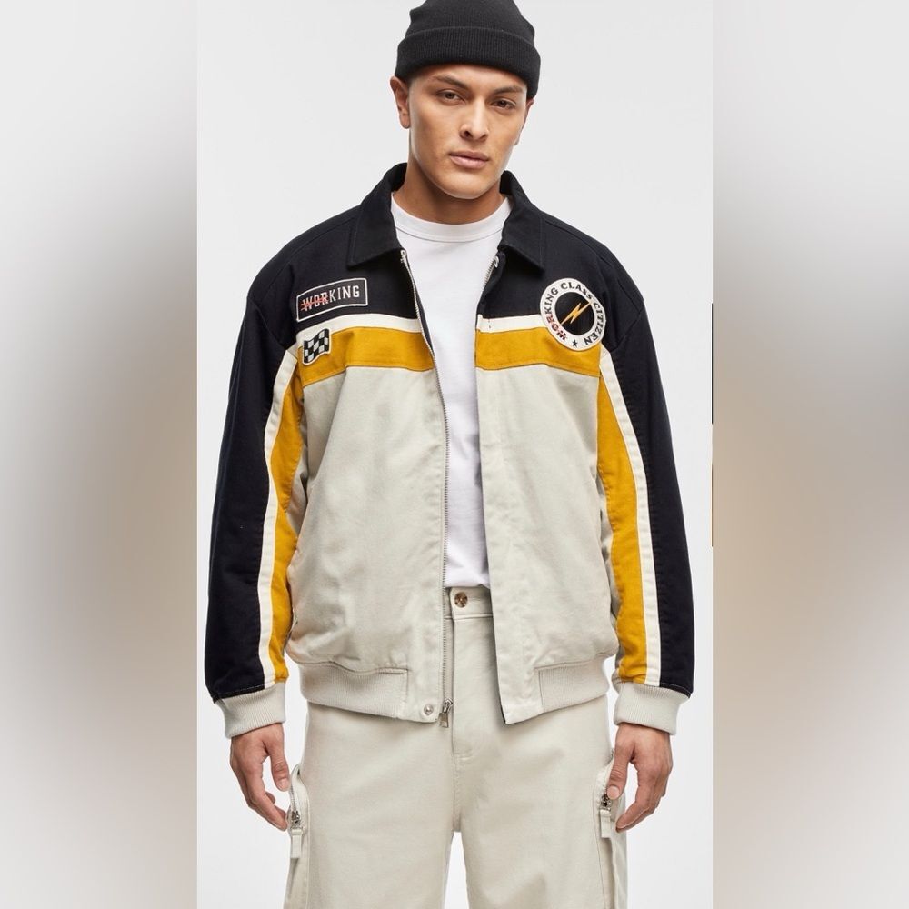 Mode Of One Men's Twill Racer Jacket